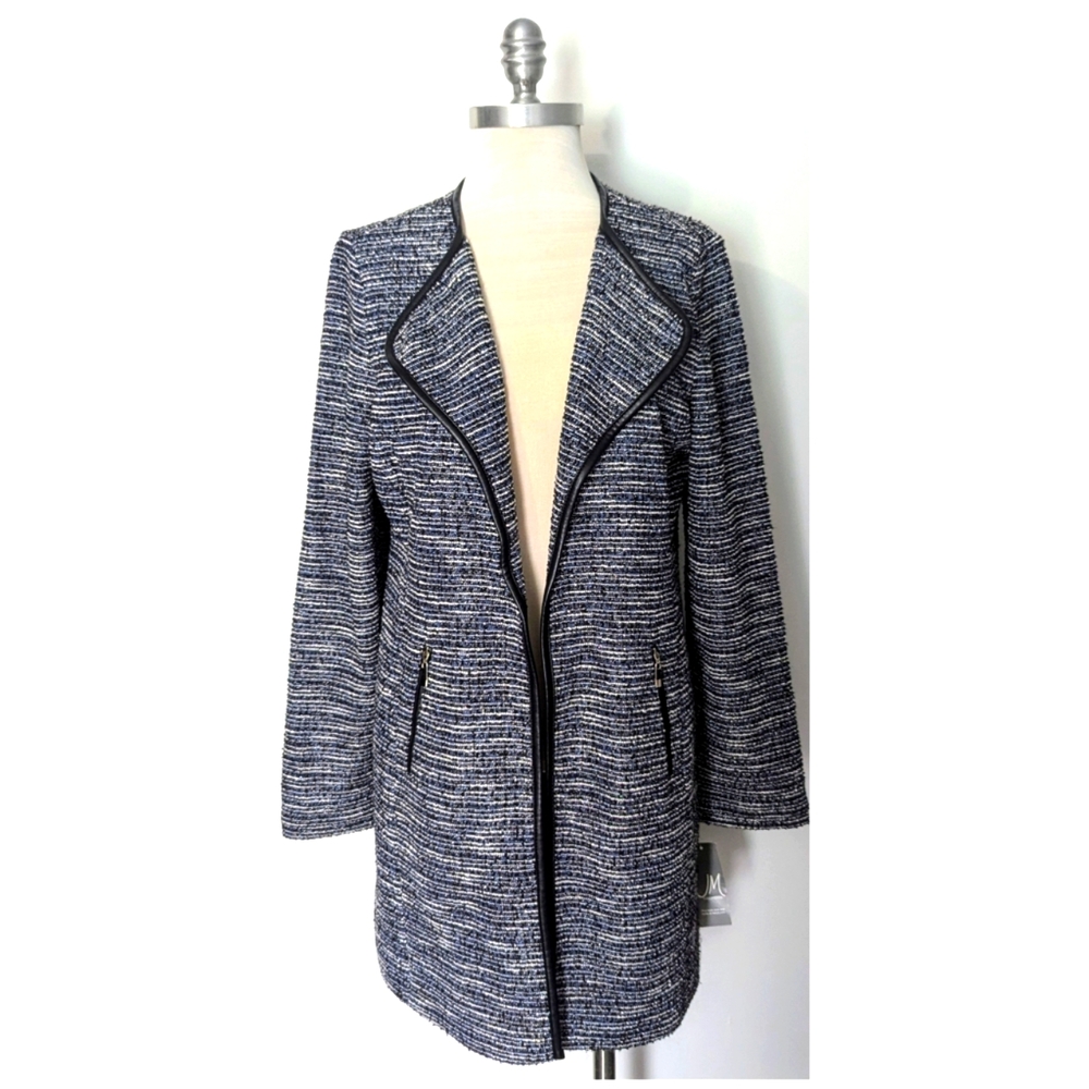 NWT JM Collections Shimmer Stripe Jacket